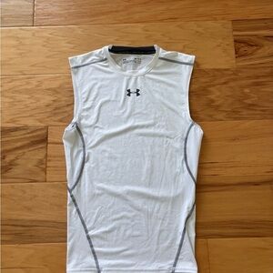 Under Armour Fitted Mens White Shirt